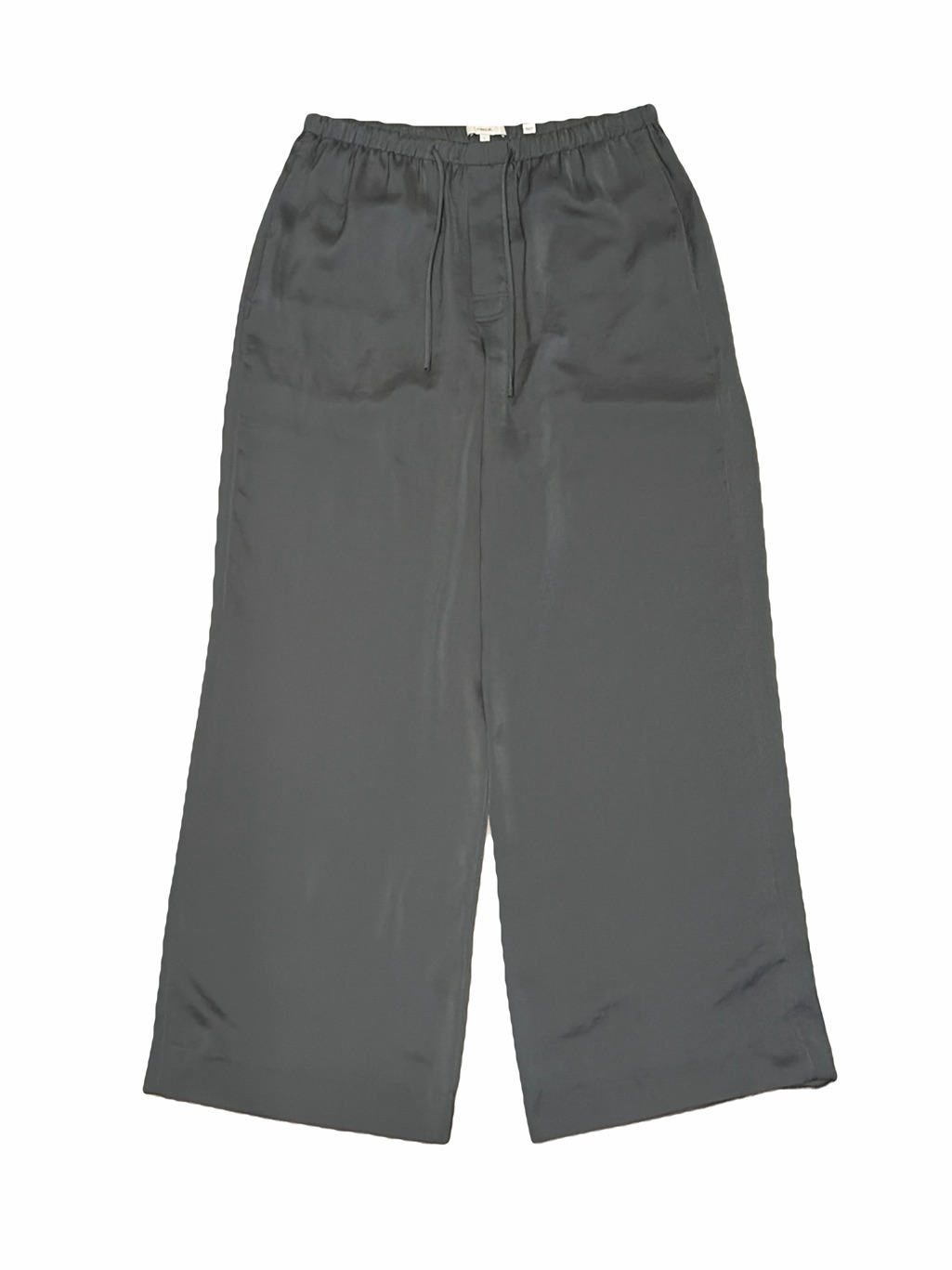 Vince Wide Leg Satin Drawstring Pants